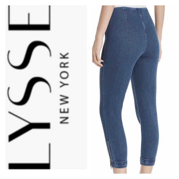 Lysse Denim Ankle Zip Ankle Jeggings S 